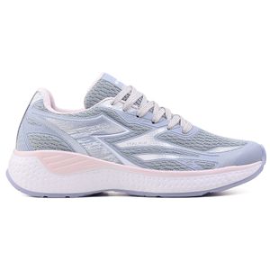 Tênis Corrida Feminino Diadora Itálica Azul e Rosa