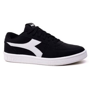 Tênis Casual Unissex Diadora Playmaker Preto e Branco