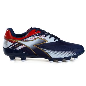 Chuteira Campo Diadora Mondiale II Marinho e Branco Masculino