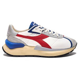 Tênis Casual Unissex Diadora Mercury Elite Branco e Vermelho