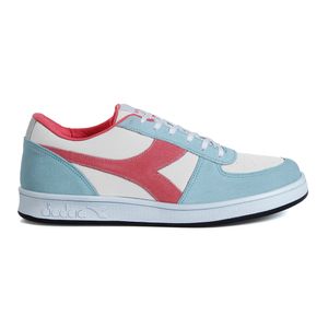 Tênis Lifestyle Diadora Hi-playmaker SD Branco e Azul Unissex