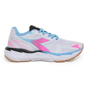 Tênis Corrida Feminino Diadora Evoluzione Branco e Azul