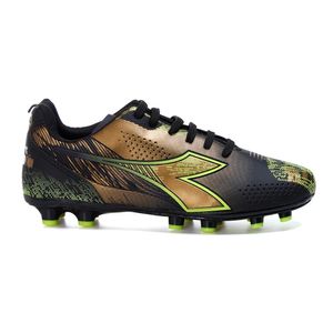 Chuteira Unissex Diadora Agilitá Campo Preto e Dourado