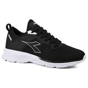 Tênis Diadora Unissex Chiesa Preto e Branco