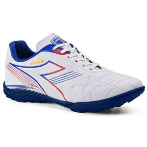 Chuteira Unissex Diadora Fortaleza EC Society Branco e Azul