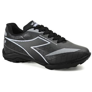 Chuteira Infantil Diadora Ceará SC Society Preto e Branco