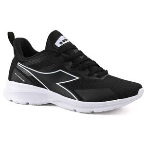 Tênis Casual Unissex Diadora Illusione Preto e Branco