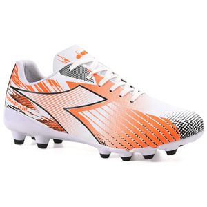 Chuteira Unissex Diadora Squadra III Campo Branco e Preto