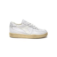 Tênis Casual Unissex Diadora MI Basket Low Used Branco