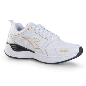 Tênis Corrida Unissex Diadora Stratus II Branco e Preto
