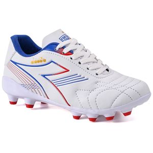 Chuteira Infantil Diadora Fortaleza EC Campo Branco e Azul