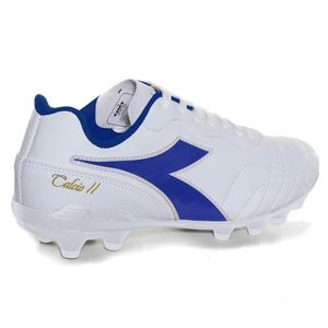 Chuteira Unissex Diadora Calcio II Campo Branco e Azul