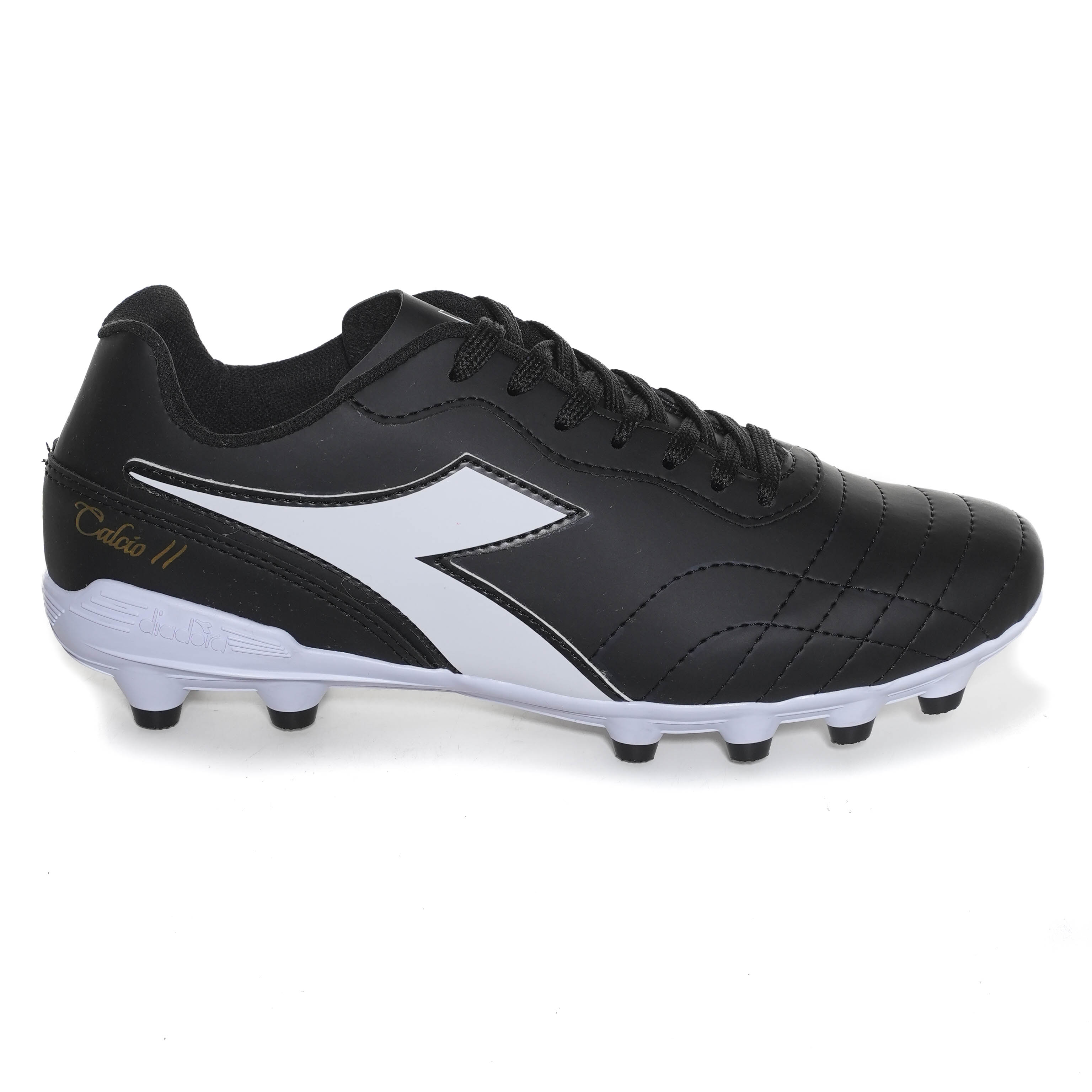 Chuteira Unissex Diadora Calcio II Campo Preto e Branco | Diadora