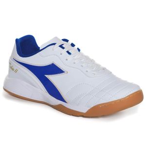 Chuteira Unissex Diadora Calcio II Futsal Branco e Azul