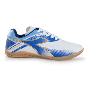 Chuteira Unissex Diadora Mondiale II Futsal Branco e Azul