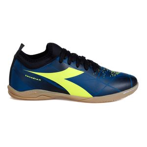 Chuteira Unissex Diadora Squadra II X Futsal Azul e Preto