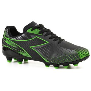 Chuteira Unissex Diadora Squadra III Campo Preto e Cinza