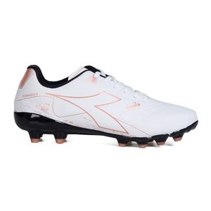 Chuteira Unissex Diadora Torneo II Campo Branco e Cobre
