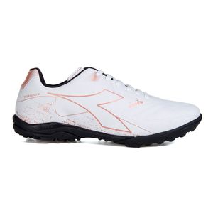 Chuteira Unissex Diadora Torneo II Society Branco e Preto