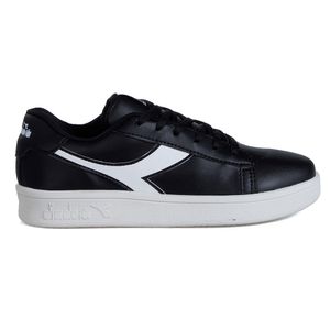 Tênis Casual Infantil Diadora Centrale Jr Preto e Branco