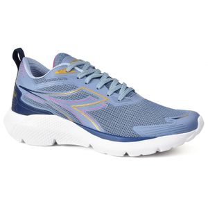 Tênis Corrida Unissex Diadora Province II Azul e Dourado