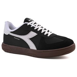 Tênis Casual Unissex Diadora Passione Preto e Branco