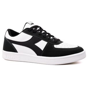 Tênis Casual Unissex Diadora Playmaker Branco e Preto