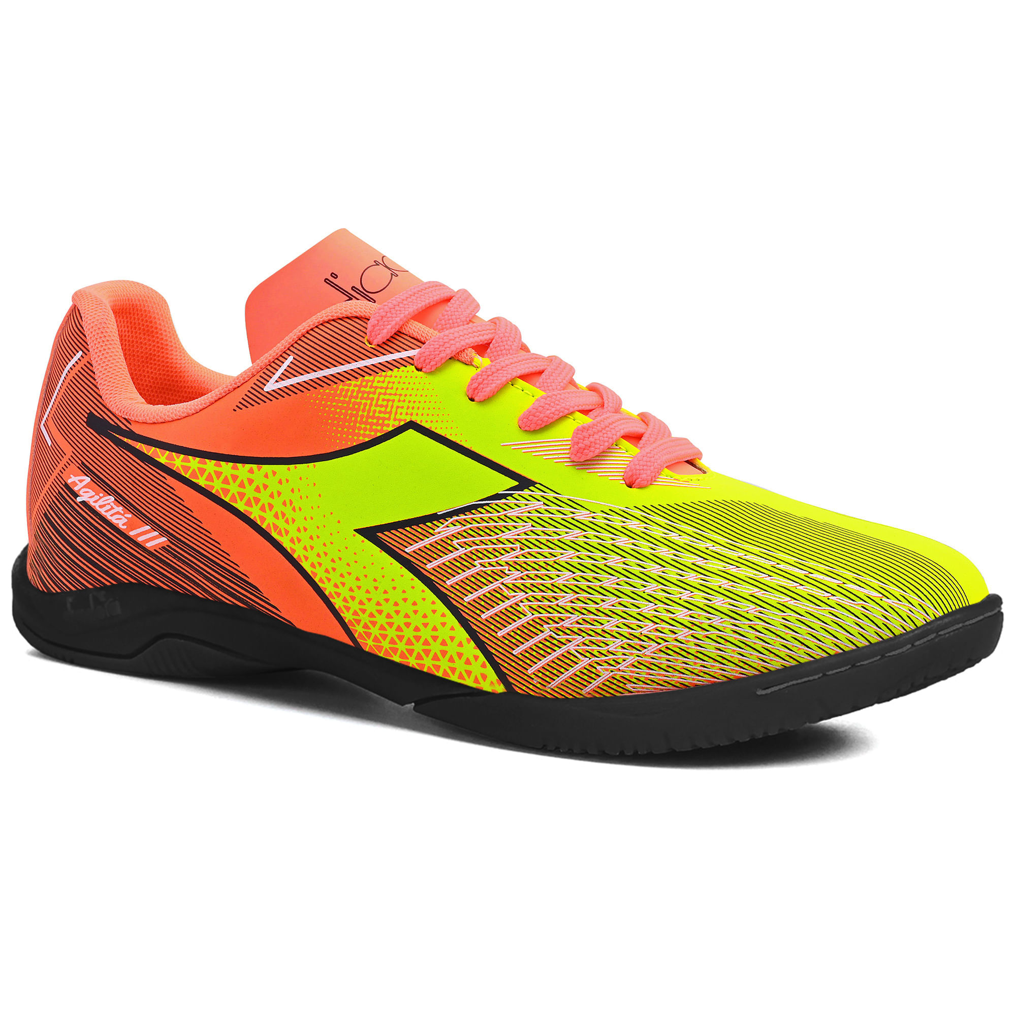 Chuteira Unissex Diadora Agilitá III Futsal Coral | Diadora