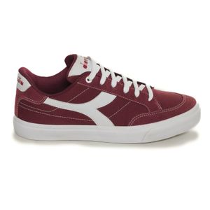 Tenis Casual Unissex Diadora Monza Vinho e Branco