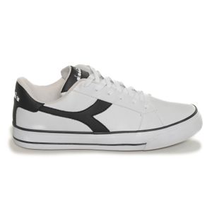 Tenis Casual Unissex Diadora Modena Branco e Preto