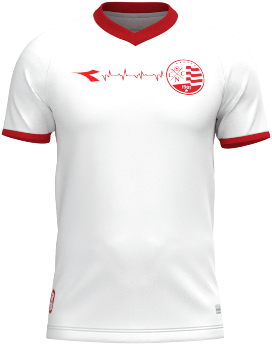 Camisa Náutico Oficial Torcedor Masculino Branco Diadora