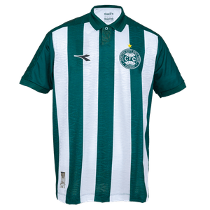 Camisa Coritiba Oficial Jogo 2 Masculino Verde e Branco