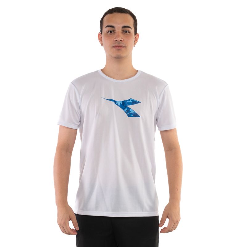 Diadora Camiseta Cam 10 AC MS MC SS 26 7-6 A-WHITE3
