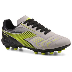 Chuteira Unissex Diadora Tattica Elite Campo Prata e  Preto