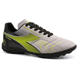 Chuteira Unissex Diadora Tattica Society Prata e  Preto