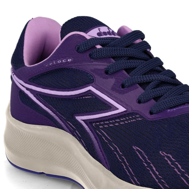 Tênis Corrida Diadora Veloce Feminino Roxo