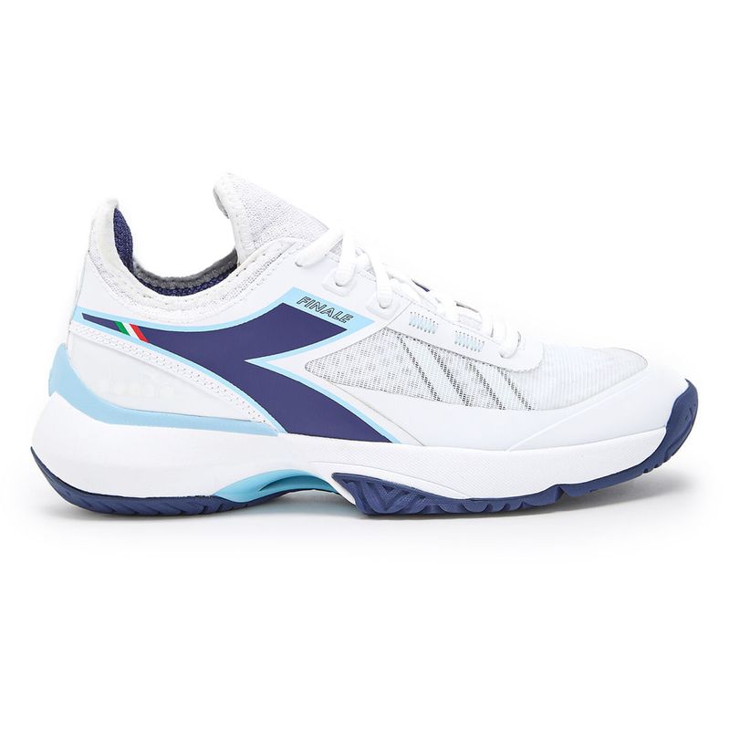 Tênis Esportivo Unissex Diadora Finale Branco e Azul | Diadora