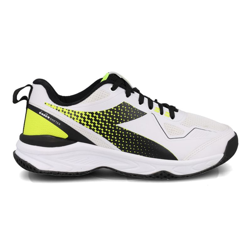 Tênis Esportivo Unissex Diadora Shifter Branco e Verde | Diadora